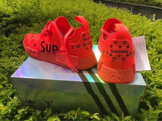 Super Max Supreme x LV x Adidas NMD R1 Red Boost--010